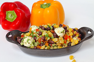 Mexican confetti salad with black beans